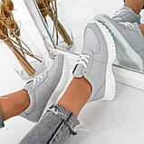 Стримані кросівки з натуральної шкіри, фото 5