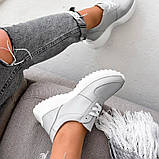 Стримані кросівки з натуральної шкіри, фото 9