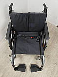Широкий інвалідний візок 56 см Breezy Rubix 2 XL з гальмами на ручках б/в, фото 5