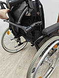 Широкий інвалідний візок 56 см Breezy Rubix 2 XL з гальмами на ручках б/в, фото 7