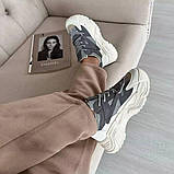Жіночі кросівки з масивною підошвою у спортивному стилі, фото 7