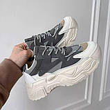 Жіночі кросівки з масивною підошвою у спортивному стилі, фото 8