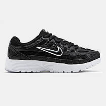 Чоловічі Кросівки Nike P-6000 Black White / Найк П-6000 Чорні з Білим, фото 3