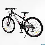 Велосипед Спортивний Corso 27.5" дюймів «Genesis» GS-27312 (1) рама сталева 15’’, обладнання Saiguan 21 швидкість, зібран на 75%, фото 4