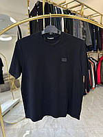 Чоловіча футболка D&G 2513 Туреччина (батал) 3-7XL чорна 7XL