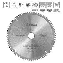 Диск пиляльний S&R WoodCraft Meister 254x30x2,6 мм АТВ 80 зуб.
