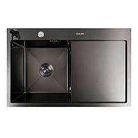 Кухонна мийка Valeso Handmade CM 78х50 L PVD чорна 3.0/0.8 7850