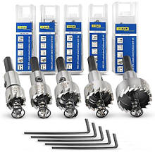 Набір коронок по металу S&R Meister Meister HSS M35 Co5% (у зборі) 5 шт