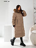 Пальто жіноче зимове норма і батал 8382 си, фото 3