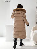 Пальто жіноче зимове норма і батал 8382 си, фото 7