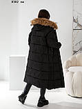 Пальто жіноче зимове норма і батал 8382 си, фото 9