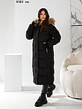 Пальто жіноче зимове норма і батал 8382 си, фото 2