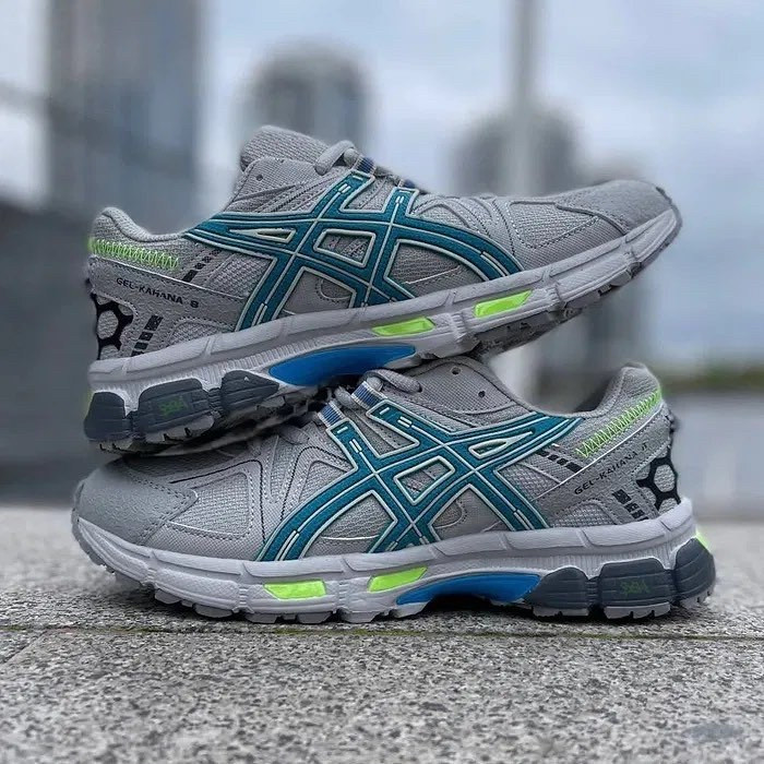 Кросівки чоловічі демісезонні ASICS Gel Kahana сірі комбіновані, фото 1