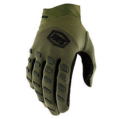 Рукавички 100% Airmatic, хакі, S