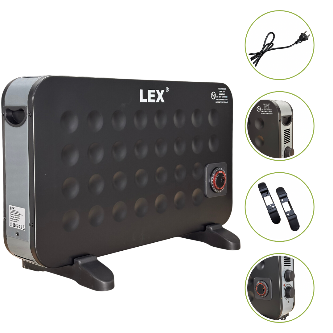 Нагрівач конвекторний електричний LEX LXZCH01FT