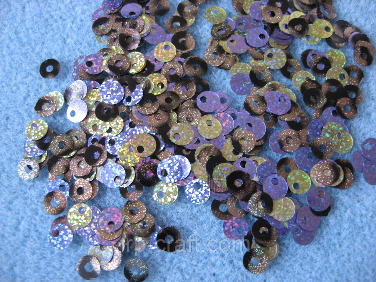 4. Упаковка паєток. Круглі, 4 грами, мікс, фото 1