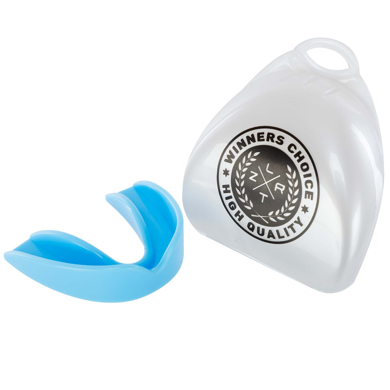 Капа боксерська однощелепна у футлярі Zelart BO-5135-S (до 11 років) синій