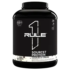 (уцінка термін по 11.25) Багатокомпонентний протеїн Rule 1 Source7 Protein 2250 г (печиво-крем)