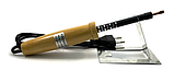 Паяльник WDB 30W з дерев'яною ручкою і мідним жалом, жало B1, фото 3