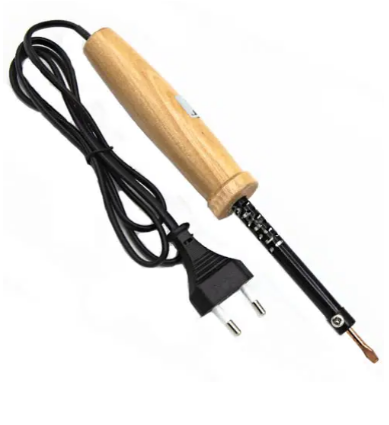 Паяльник WDB 30W з дерев'яною ручкою і мідним жалом, жало B1, фото 1