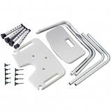 Розбірний стілець для ванної та душу з U-подібним вирізом ACSS10, фото 2