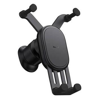 Автомобільний тримач для телефона з бездротовою зарядкою BASEUS Stable Gravitational Pro 15W (чорний)
