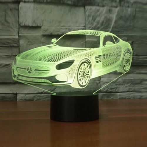 3D світильник-нічник «Автомобіль» 3D Creative