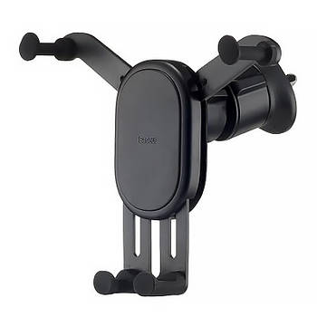 Гравітаційний автомобільний тримач для телефона BASEUS Stable Gravitational Car Mount Air (чорний)