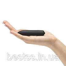 Вібропуля з 10 режимами вібрації X-Basic Bullet Long 10 Speeds Black — інтенсивна стимуляція у мініформаті, фото 4