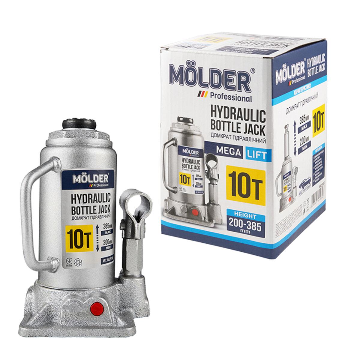Домкрат 10т, 200-385мм Molder MA29100