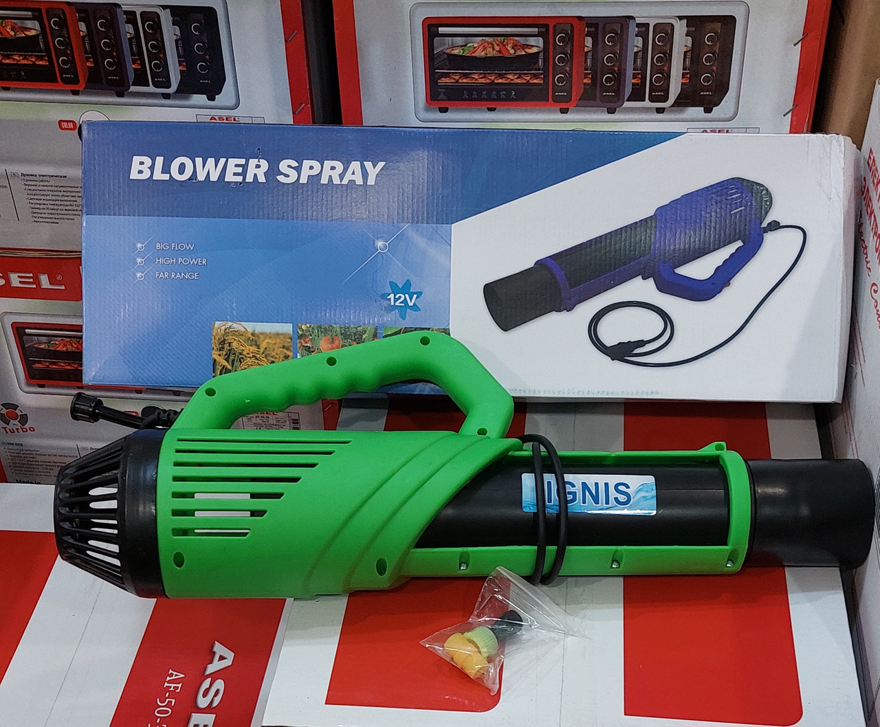 Турбо насадка на обприскувач акумуляторний Ignis Blower Spray