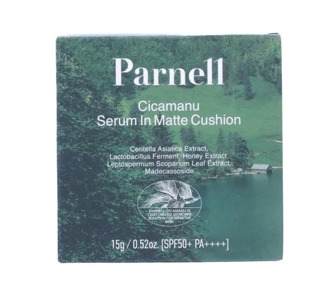 Доглядовий кушон з центелою Parnell Cicamanu Serum Cushion 21С Cool Rosy SPF45 PA++ 15 мл