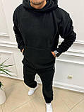 Чоловічий теплий костюм кофта та штани двосторонній фліс 46-48 50-52 54-56, фото 2