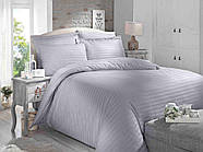 Комплект постільної білизни сатин Altinbasak сімейний розмір gri