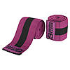 Колінні бинти для присідань BUNDLED KNEECAP EZOUS A-10 2 шт. чорний-фіолетовий, фото 8