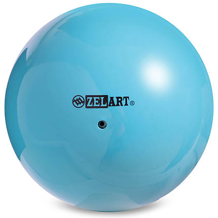 М'яч для художньої гімнастики Zelart RG150 o15 см кольору в асортименті, фото 1