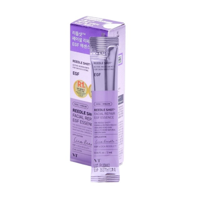 Сироватка-бустер із EGF VT Cosmetics Reedle Shot Facial Repair Egf Eccence 2 мл, фото 1