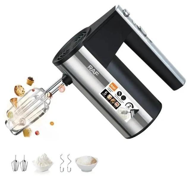 Міксер електричний для кухні на 5 швидкостей на 600 Вт RAF R.6690, фото 1