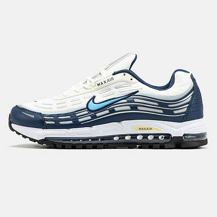 Чоловічі Кросівки Nike Air Max TL 2.5 White Blue / Найк П-6000 Аїр Макс ТЛ 2.5 Білі з Синім, фото 1