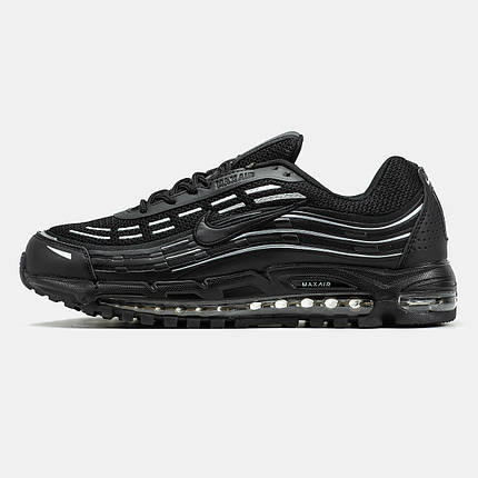 Чоловічі Кросівки Nike Air Max TL 2.5 Black White / Найк П-6000 Аїр Макс ТЛ 2.5 Чорні з Білим, фото 1