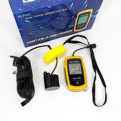 Ехолот портативний Fish Finder до 100м портативний FX-346 сонар універсальний