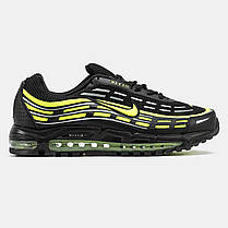 Чоловічі Кросівки Nike Air Max TL 2.5 Black Yellow / Найк П-6000 Аїр Макс ТЛ 2.5 Чорні з Жовтим, фото 3