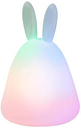 Cвітильник нічник з акумулятором LEDVANCE NIGHTLUX TOUCH Rabbit 2.5Вт 100Лм 1200мА•год RGBW USB-A > microUSB білий