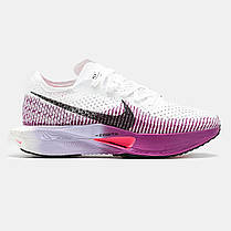 Жіночі Кросівки Nike Air ZoomX Vaporfly 3 White Purple / Найк Аїр Зум Вапорфлай 3 Білі з Фіолетовим, фото 3