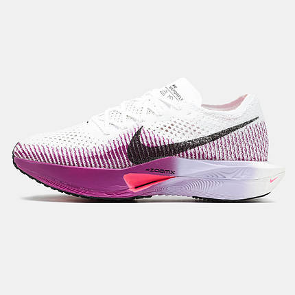Жіночі Кросівки Nike Air ZoomX Vaporfly 3 White Purple / Найк Аїр Зум Вапорфлай 3 Білі з Фіолетовим, фото 1