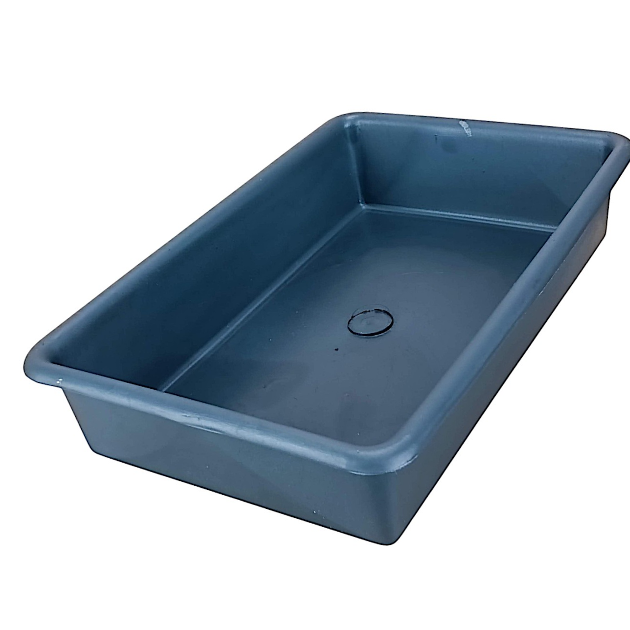 Лоток пластмасовий універсальний 400х250х85 мм (5.0 літра) колір сірий, фото 1