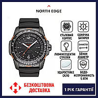 (ОРИГІНАЛ)  North Edge Photon 5 BAR, годинник на сонячній батареї, чоловічий водостійкий годинник North Edge