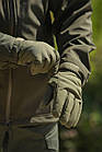 Зимові військові рукавиці Soft Shell олива