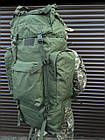 Тактичний армійський рюкзак 120 л, олива