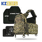 Комплект №5: Плитоноска Kiborg GU gen.2 з балістичним захистом та бронеплитами Pixel